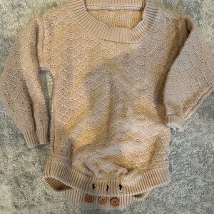 Kute Cubbies Knit Sweater Romper – 3-6M (Boutique)